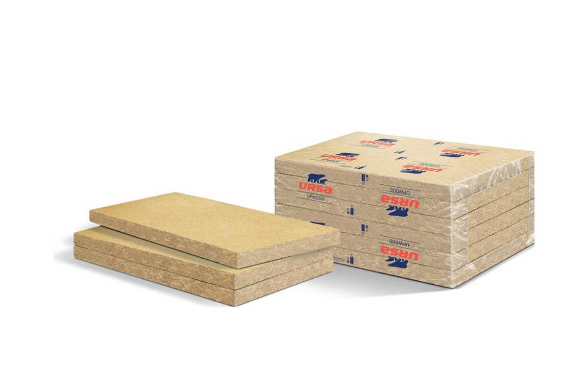 Ursa upwood biobased houtvezel isolatie plaat